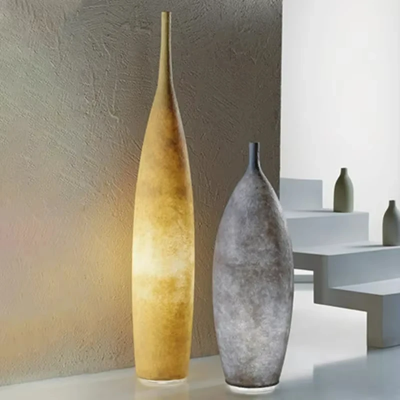 Resin Art Floor Design - Arte vaso lâmpada de assoalho moderno