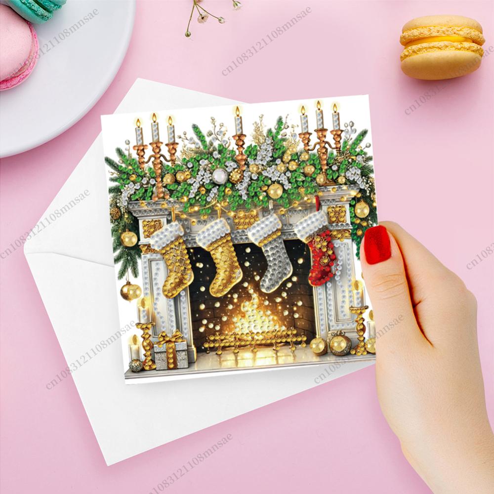 Xmas Resin Art - 6 pçs diy pintura diamante conjunto