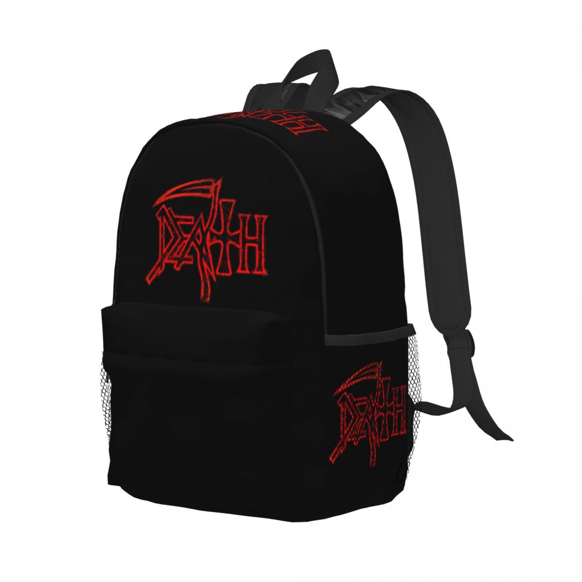 Resin Art Logo - Death band logotipo mochila estudante meninos