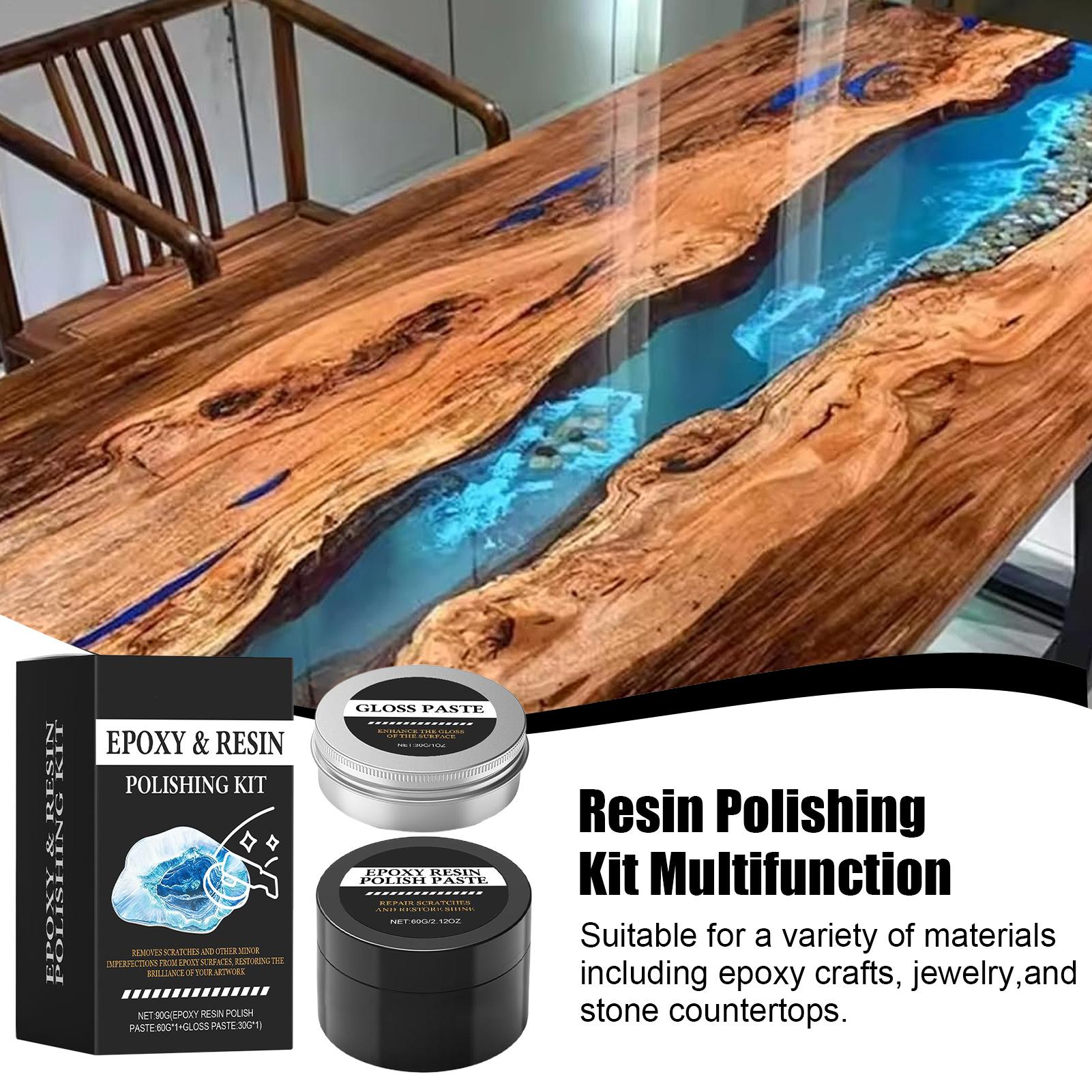 Resin Art Epoxy - Kit de Polimento para Resina Epóxi