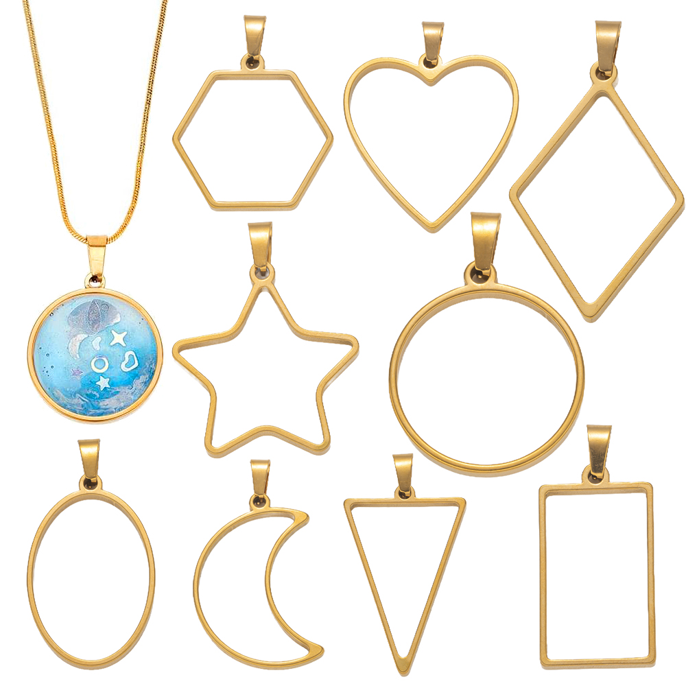 Resin Art Love - 5 pçs de aço inoxidável aberto