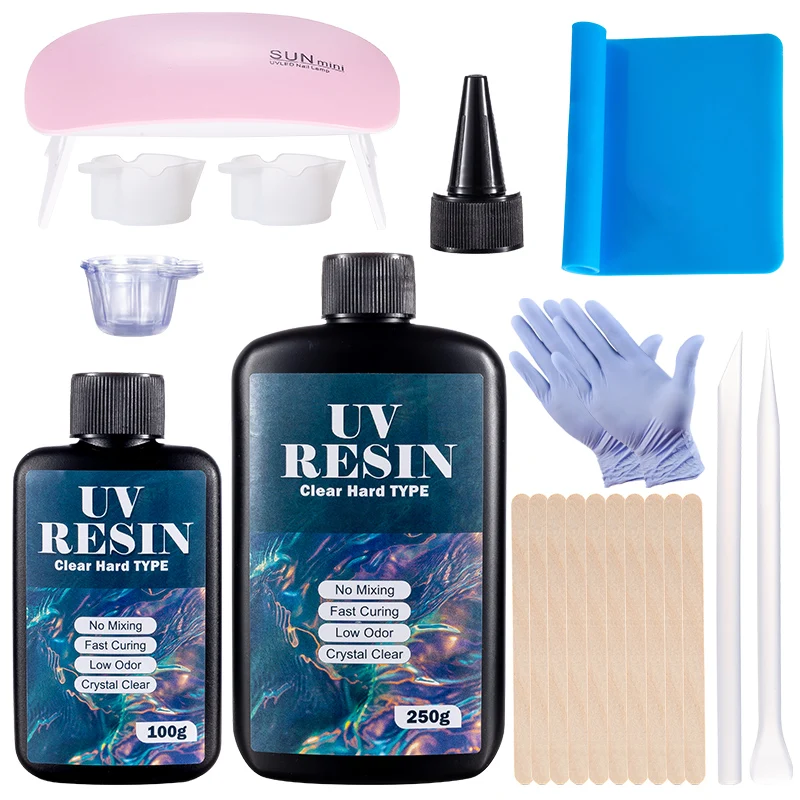 Resin Art Jewellery - Kit de cola de resina uv