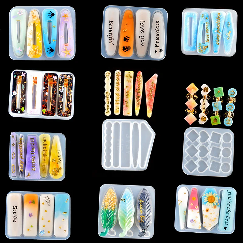 Resin Art Jewellery - Diy resina epóxi grampo de cabelo