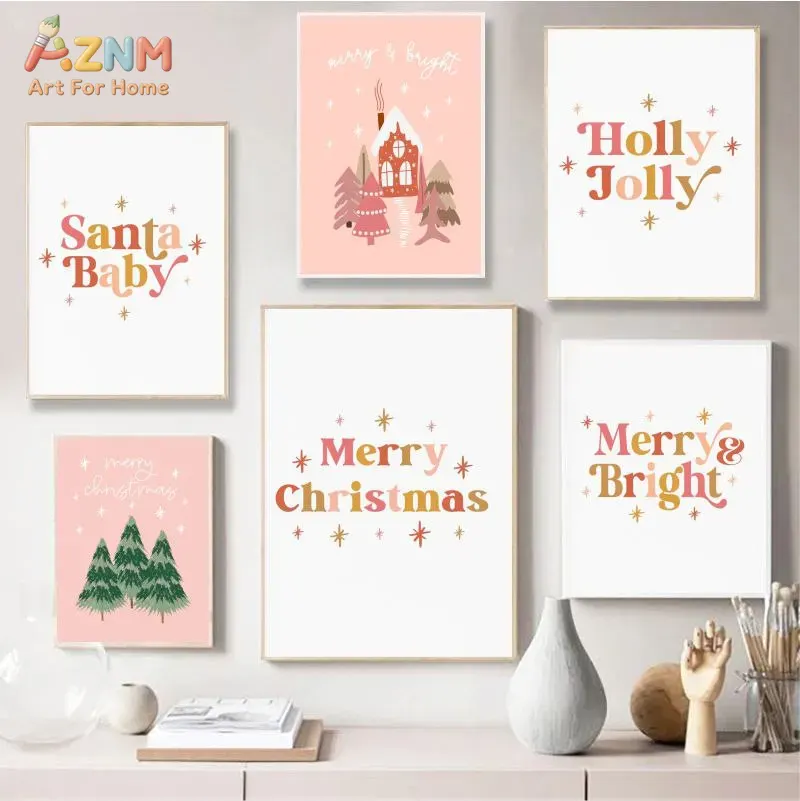 Xmas Resin Art - AZNM Arte de Parede com Diamantes