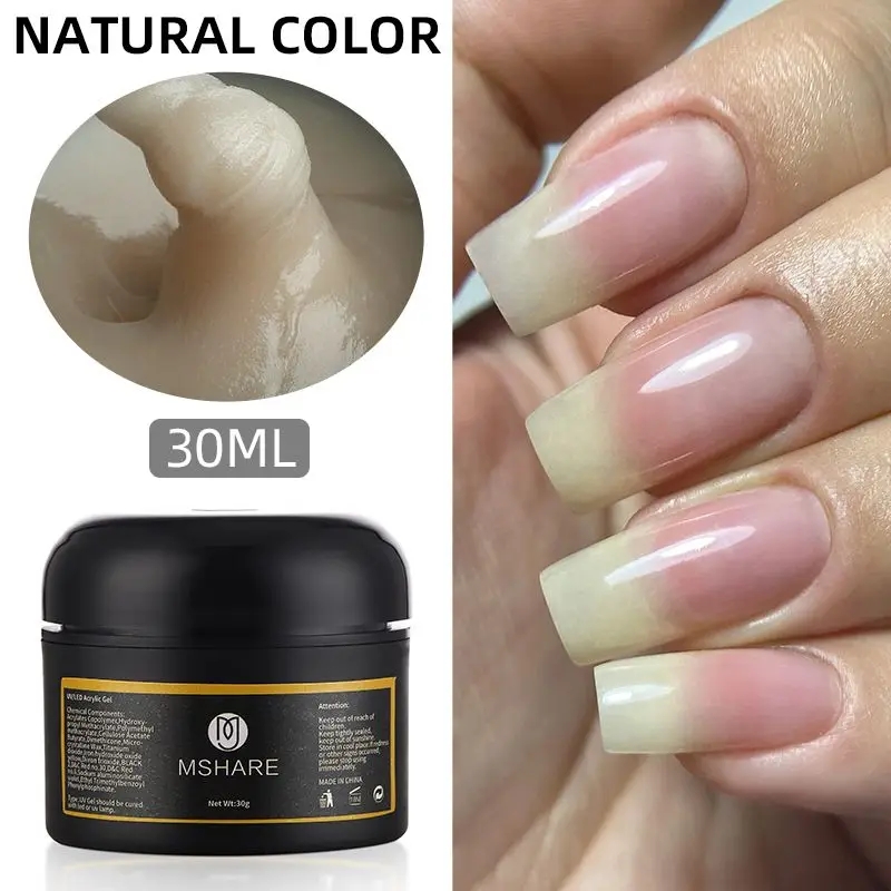 Resin Art Logo - MSHARE 30g Gel Acrílico para Unhas