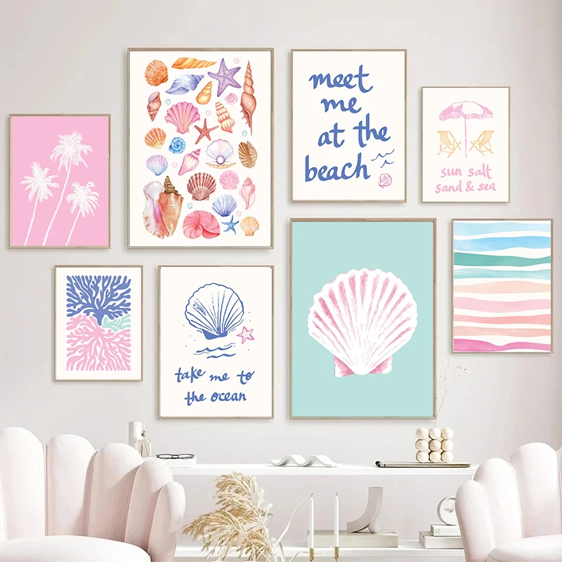 Resin Art Wall Decor - Arte de Parede de Galeria Costeira,