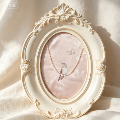 Resin Art Photo Frame - Quadro de Parede Vintage Francês com