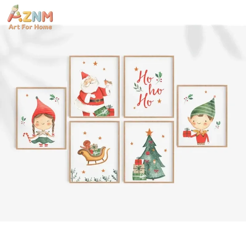 Xmas Resin Art - AZNM Arte de Parede em Diamante