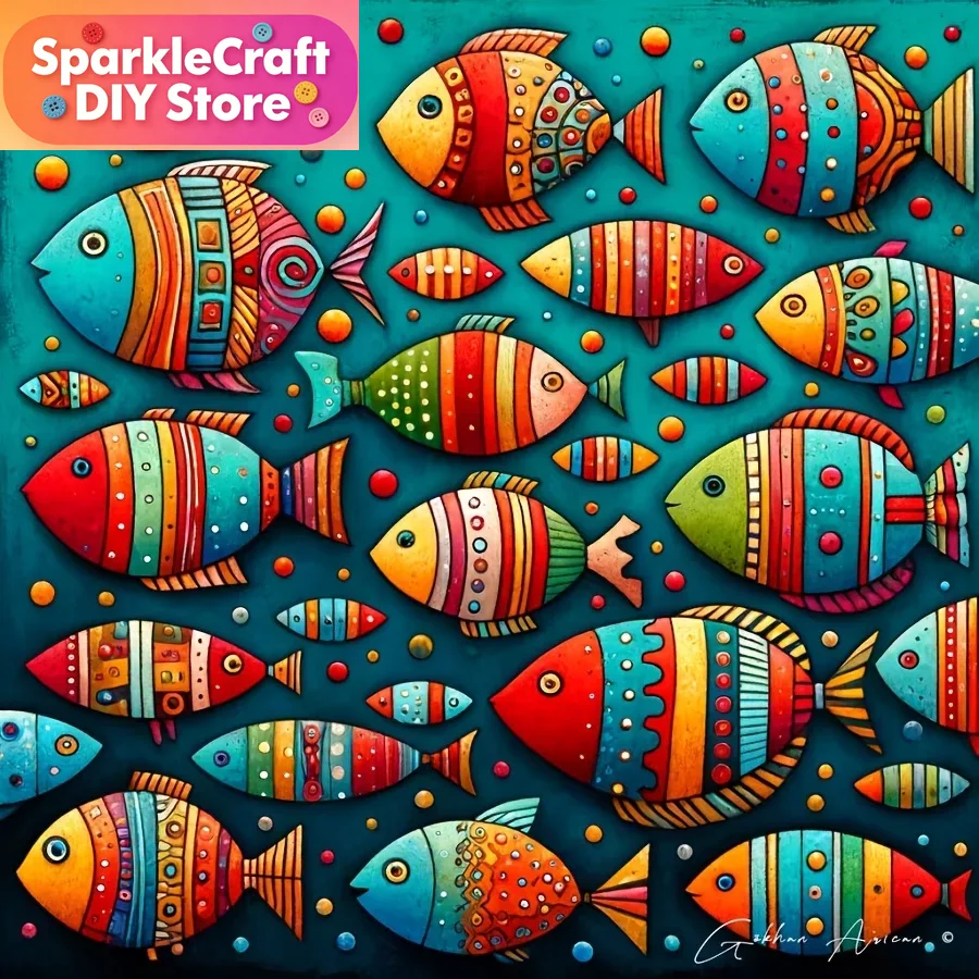 Resin Art Work - Kit de Pintura Diamante 5D Escolha
