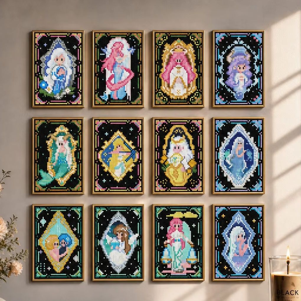 Resin Art Work - Kit de Pintura em Diamante 5D