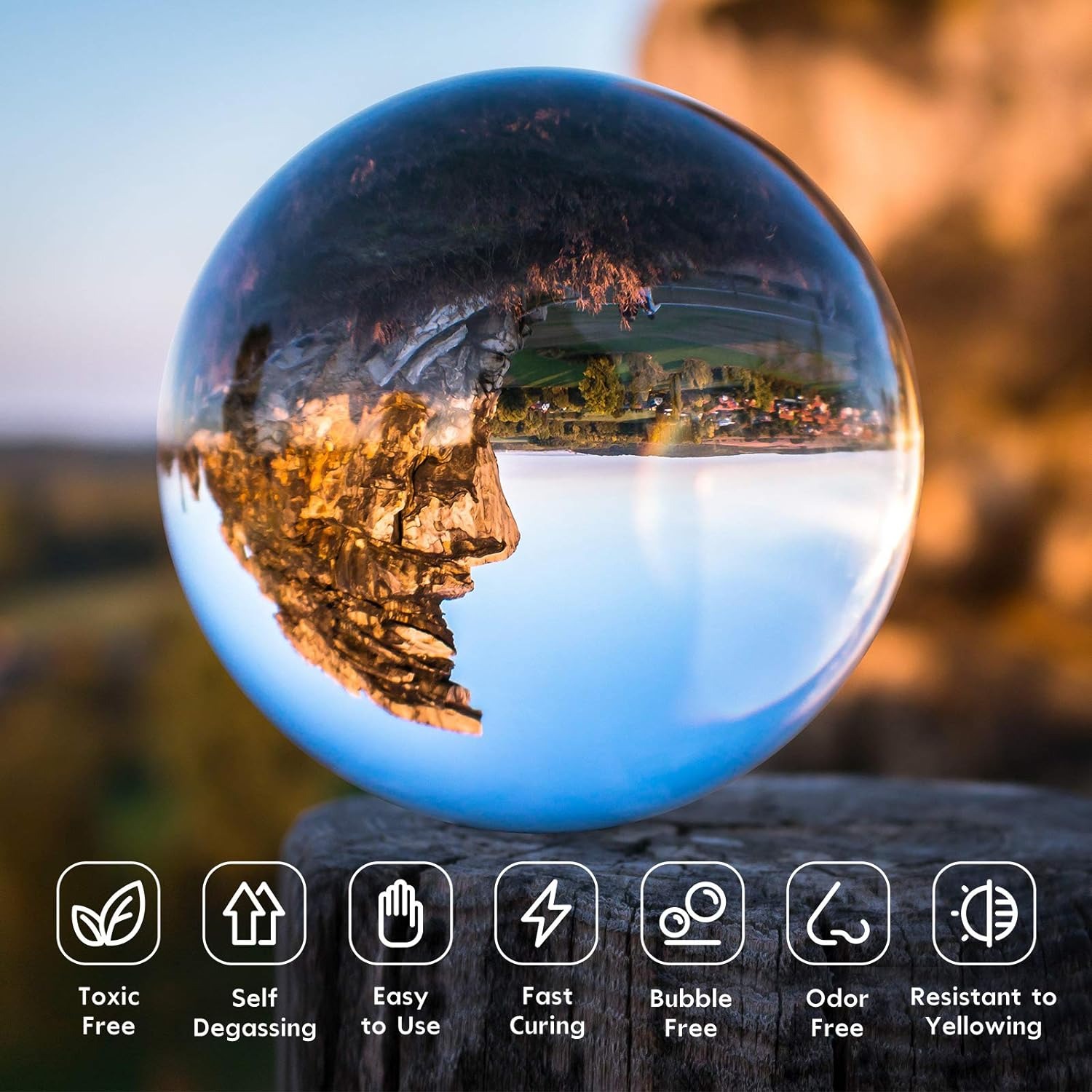 Atualizado Crystal Clear Resin - Resin Art Epoxy avaliação e preço