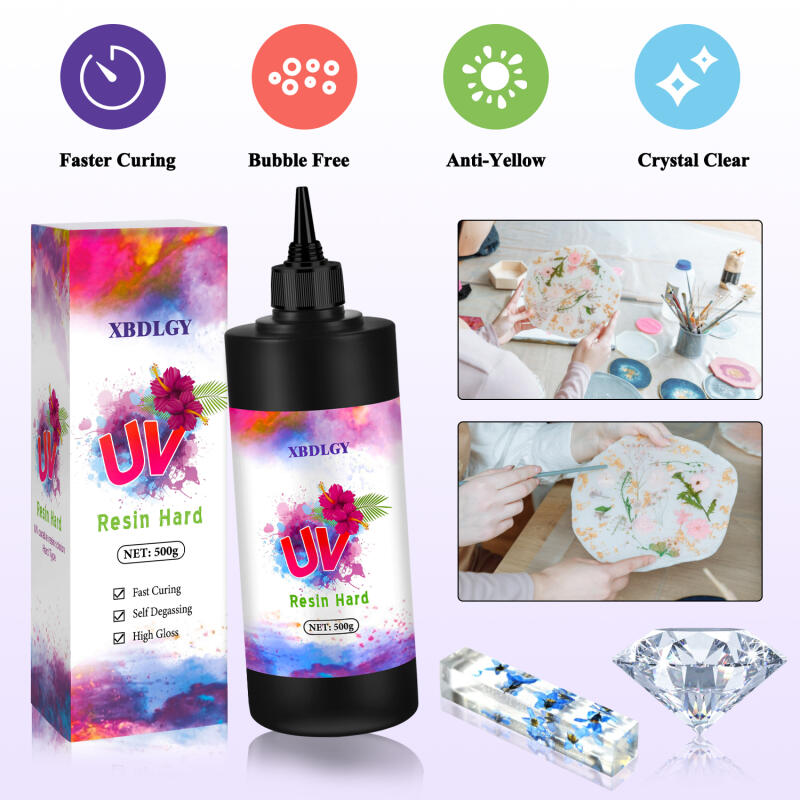 Cola dura de resina uv 200g/25 - Resin Art Epoxy avaliação e preço