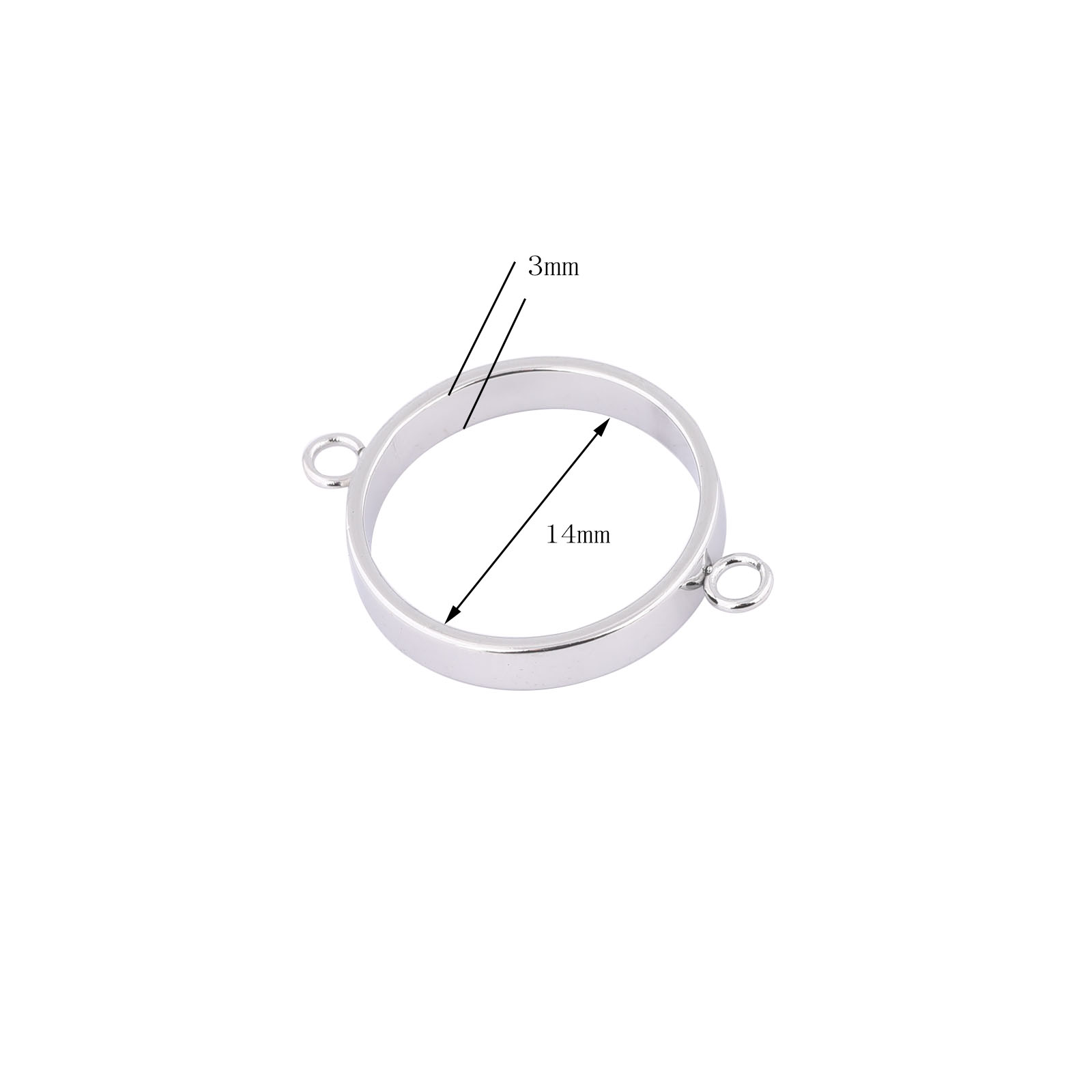 10 pçs de aço inoxidável 14mm  - Resin Art Love avaliação e preço