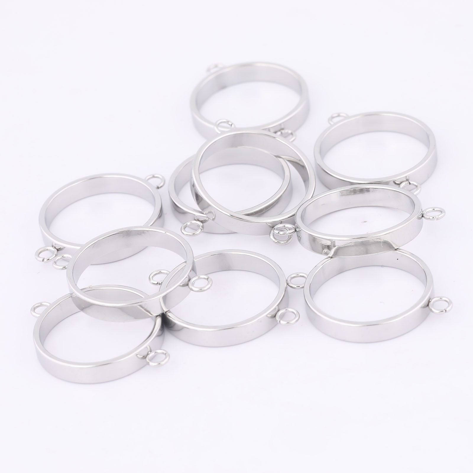 10 pçs de aço inoxidável 14mm  - Resin Art Love avaliação e preço