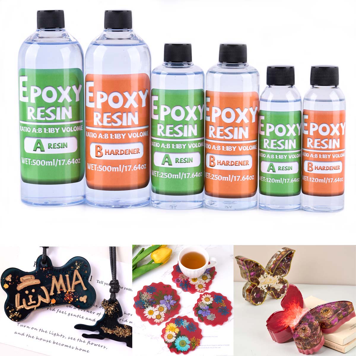 Kit de resina epóxi com propor - Resin Art Epoxy avaliação e preço
