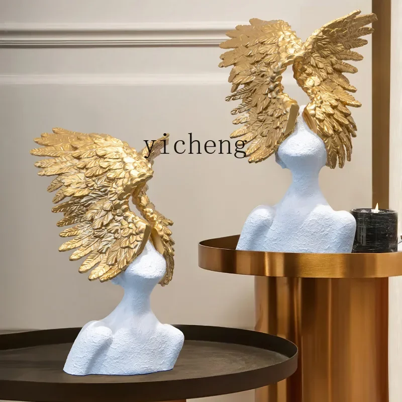 Ornamento de anjo abstrato mod - Resin Art Home Decor avaliação e preço