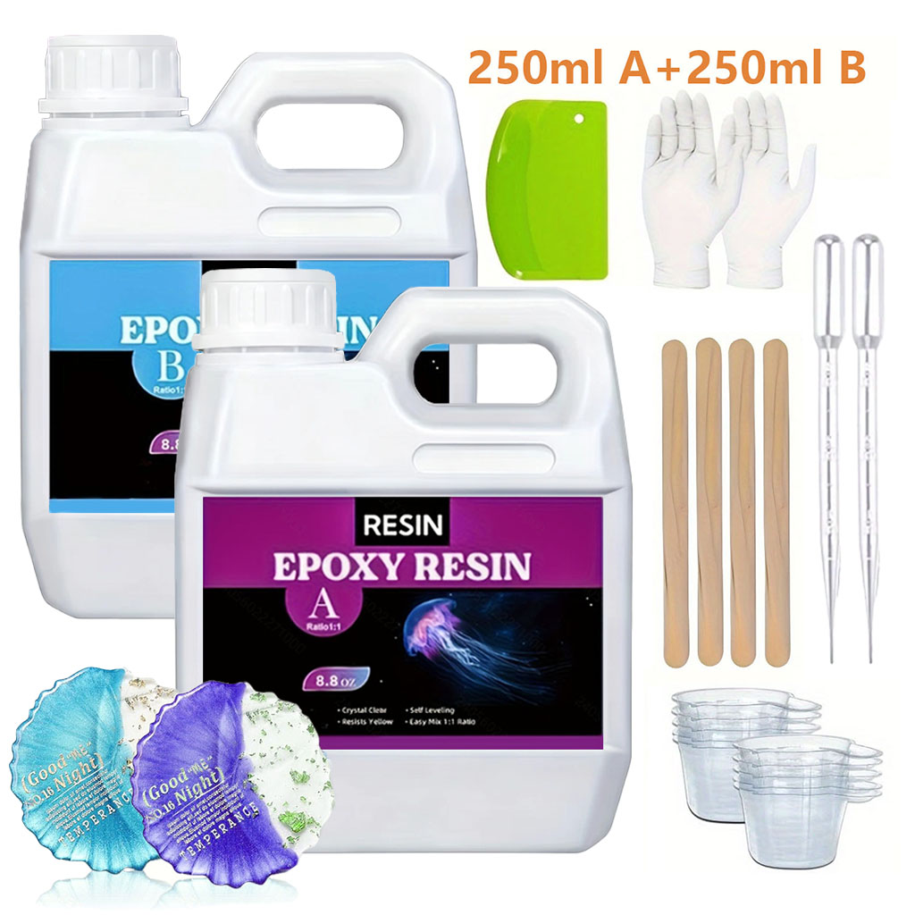 Kit de Resina Epóxi Transparen - Resin Art Epoxy avaliação e preço