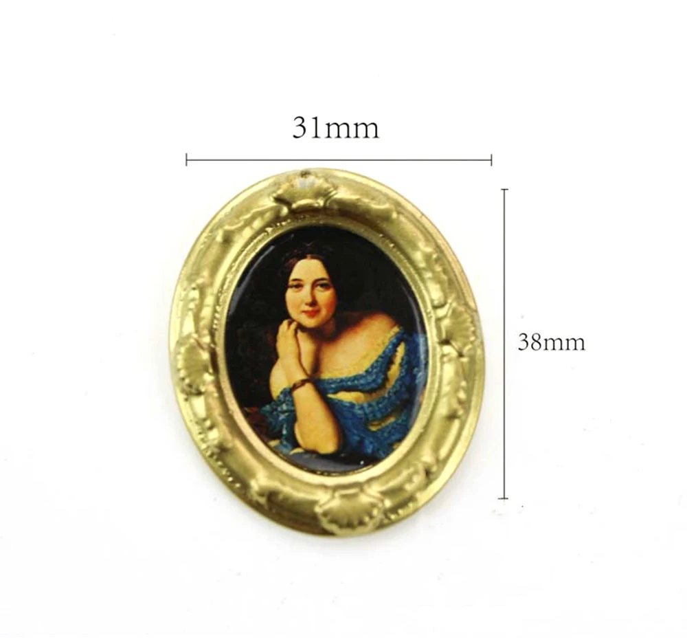 1/12 casa de bonecas em miniat - Resin Art Photo Frame avaliação e preço