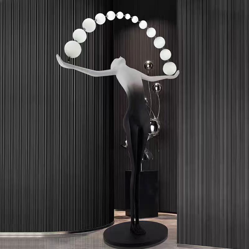Luminária de Chão LED Moderna  - Resin Art Floor Design avaliação e preço