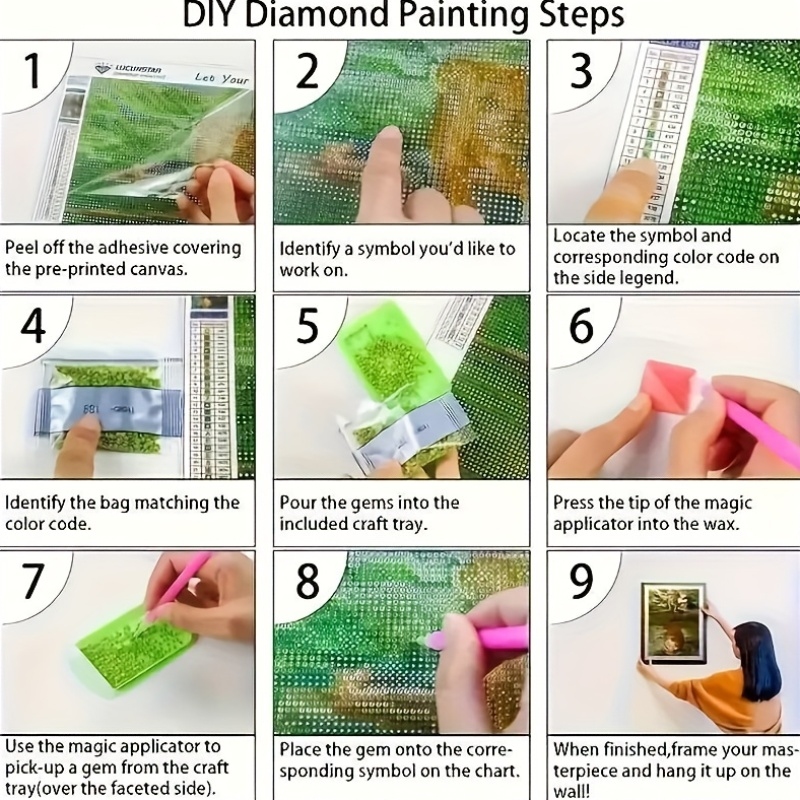 Kit de Pintura com Diamantes,  - Resin Art Work avaliação e preço