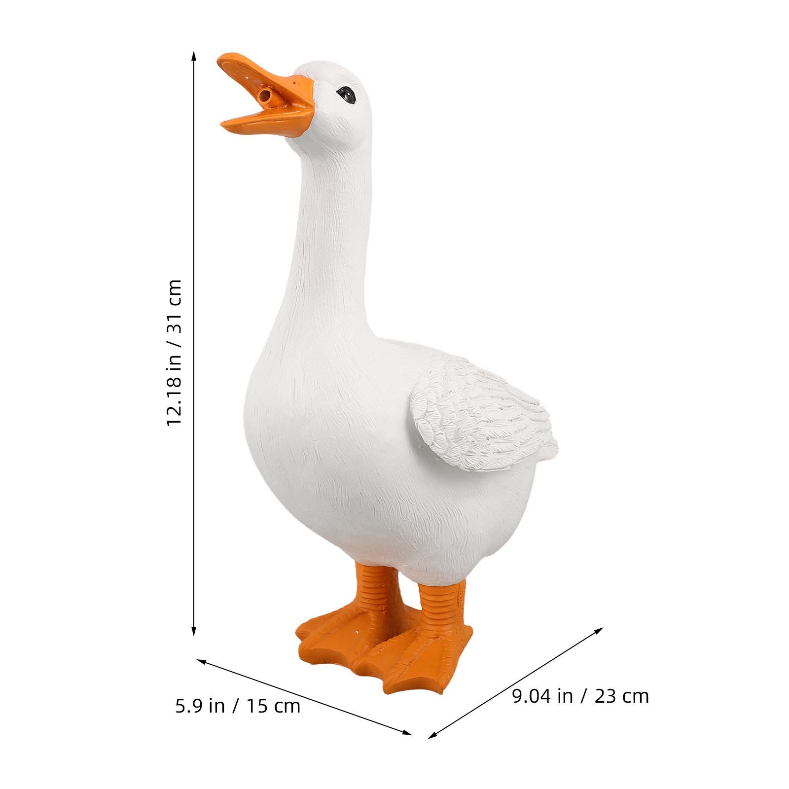 Estátua de Pato em Resina para - Resin Art Decor avaliação e preço