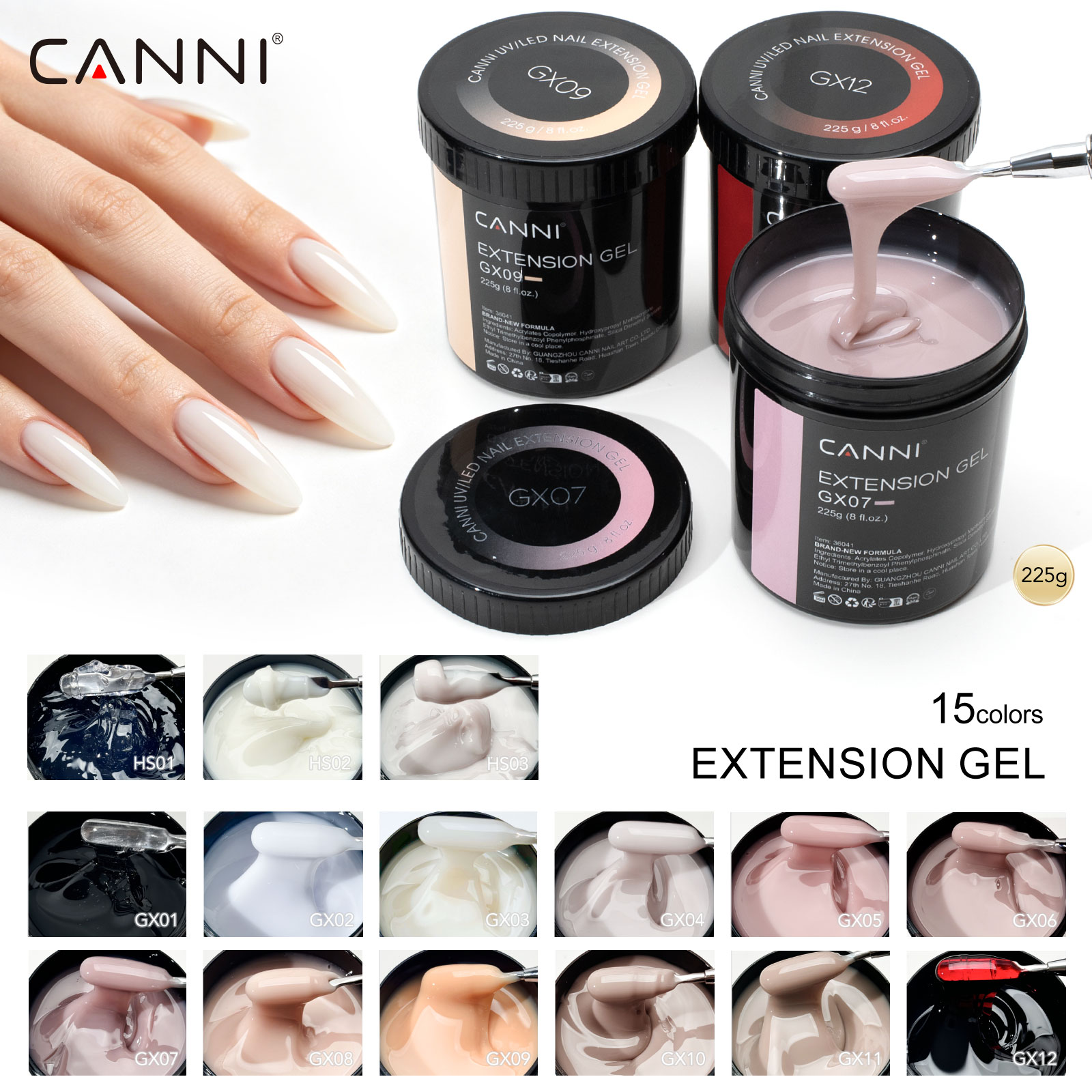 CANNI 225g Gel Camuflante de R - Uv Lamp Nail Resin avaliação e preço