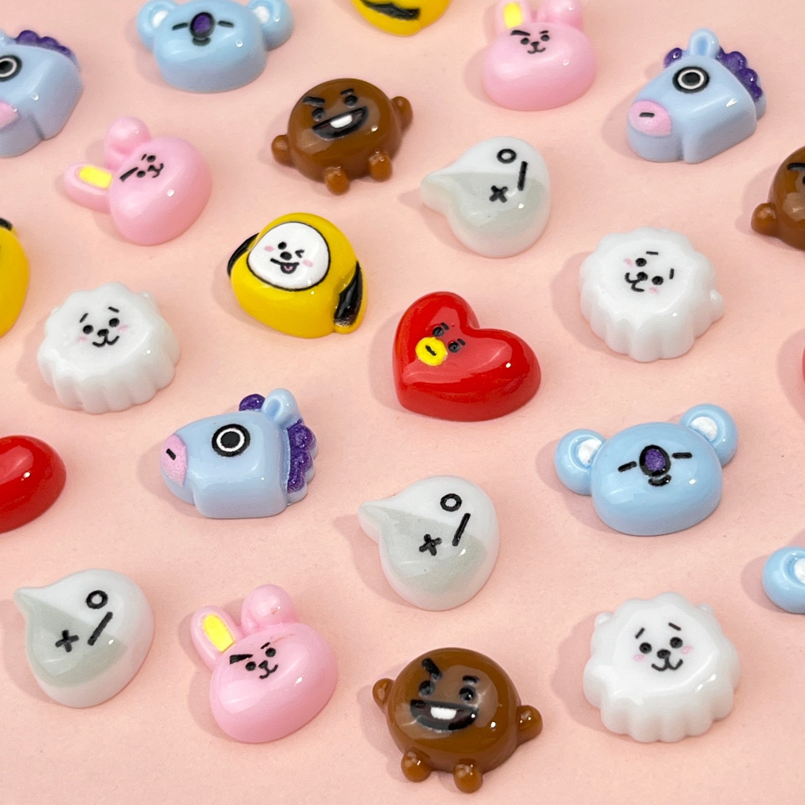 B T 21 Chimmy Koya RJ Shooky T - Resin Art Decor avaliação e preço