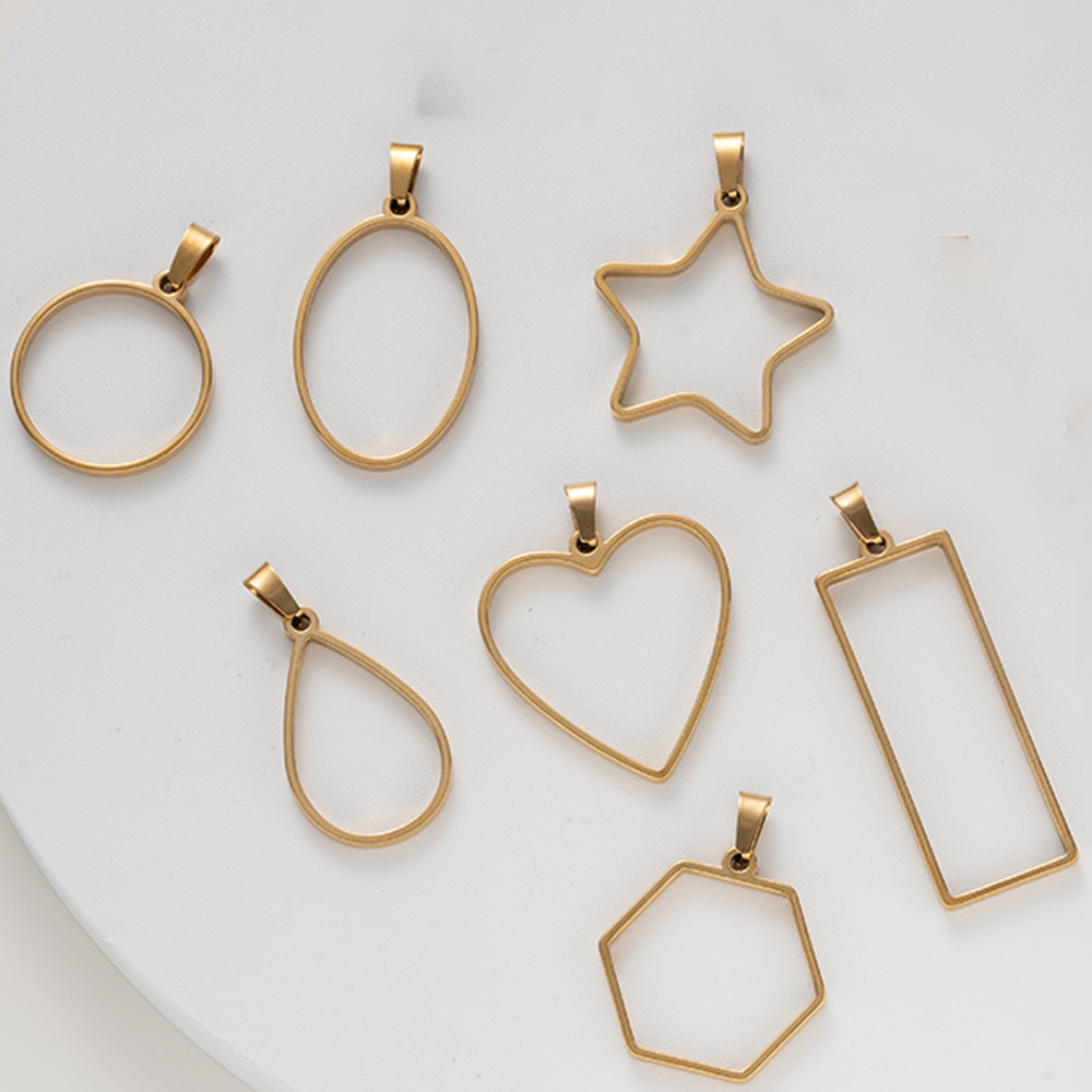 5 pçs de aço inoxidável aberto - Resin Art Love avaliação e preço