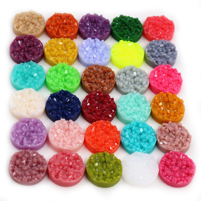 40 peças cabochões druzy de re - Resin Art Love avaliação e preço