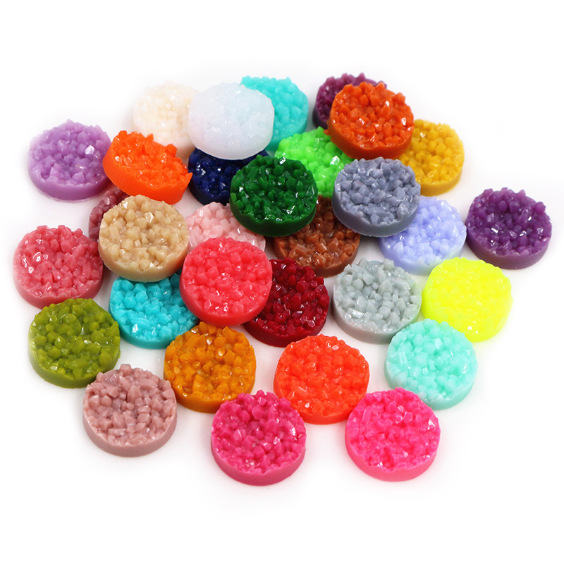40 peças cabochões druzy de re - Resin Art Love avaliação e preço