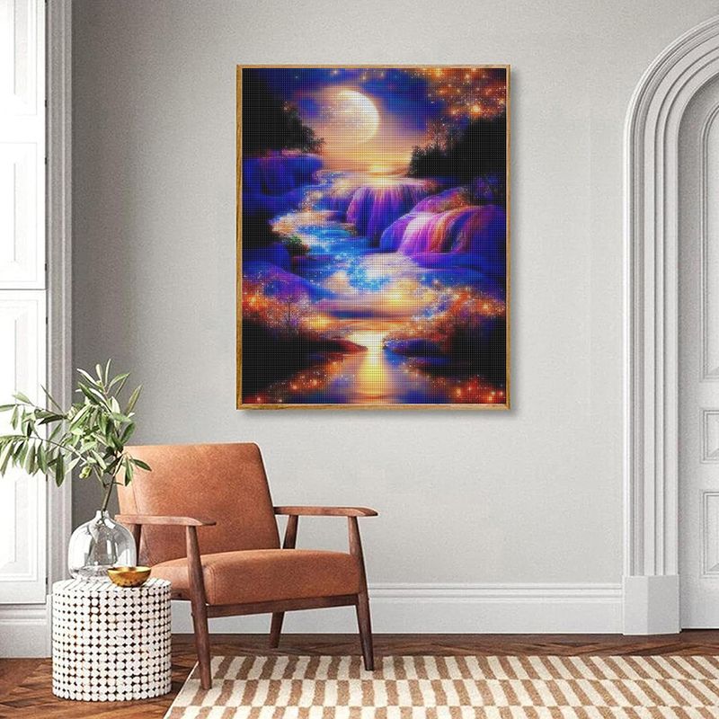 Pintura em Diamante Sem Moldur - Resin Art Wall Decor avaliação e preço