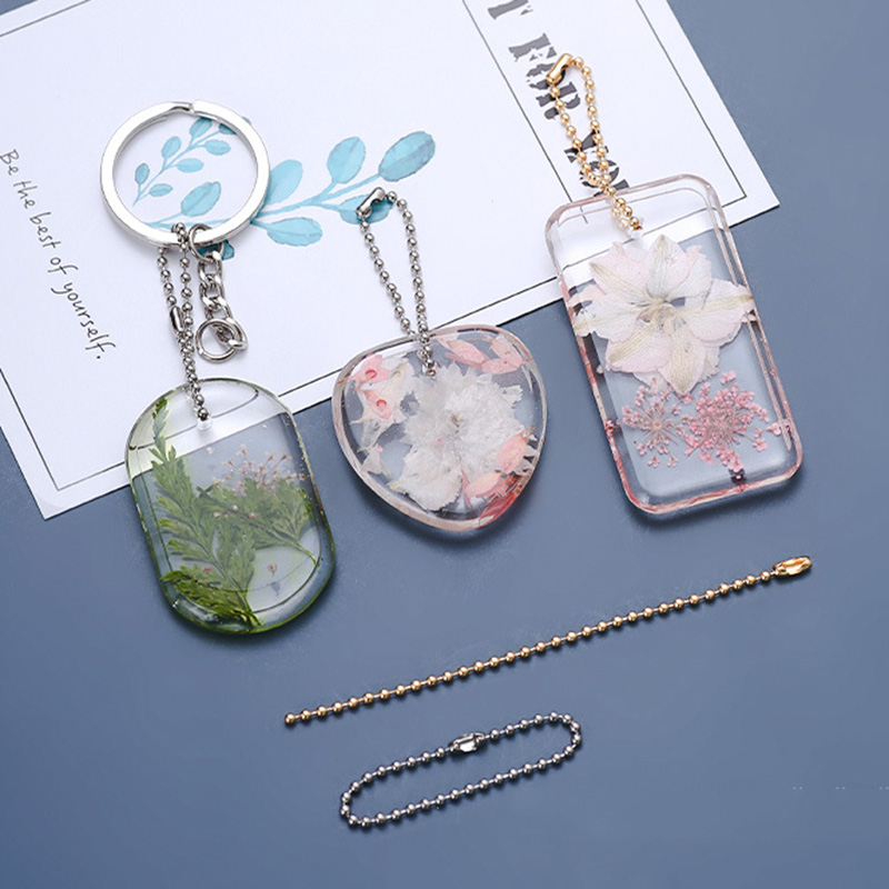 1/6/10pcs diy chaveiro pingent - Resin Art Jewellery avaliação e preço
