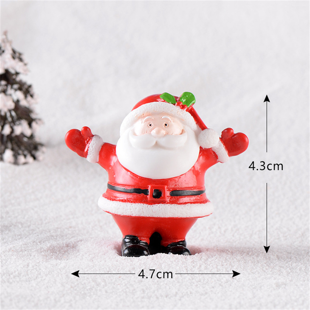 1pc resina papai noel ornament - Xmas Resin Art avaliação e preço