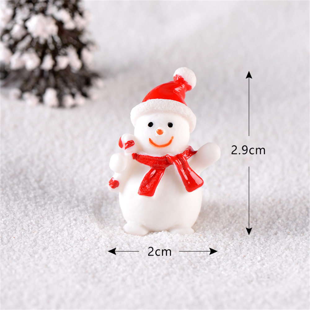 1pc resina papai noel ornament - Xmas Resin Art avaliação e preço