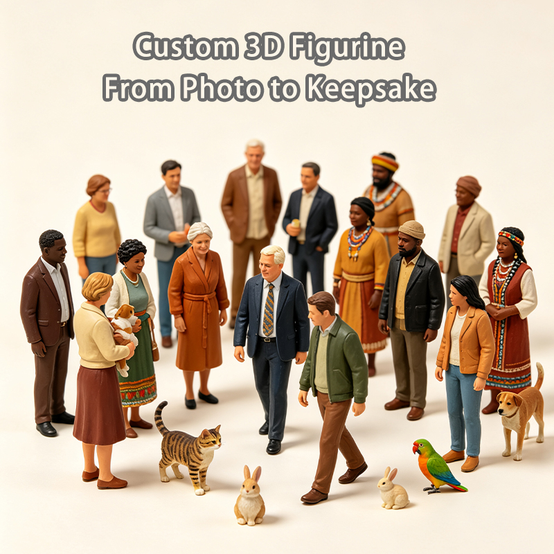 Figura 3D Personalizada, Bonec - Xmas Resin Art avaliação e preço