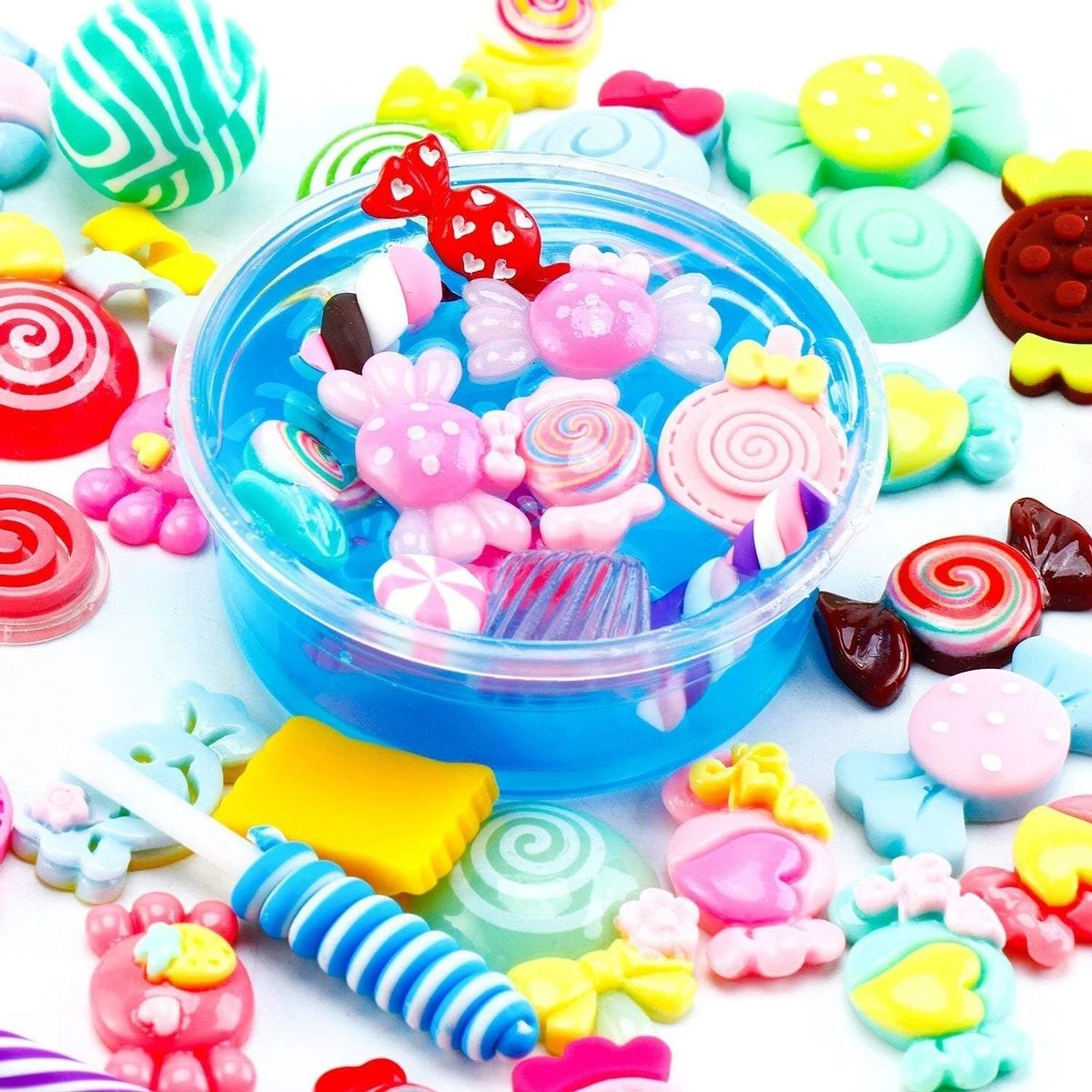 30 pçs aleatório doces slime e - Resin Art Love avaliação e preço