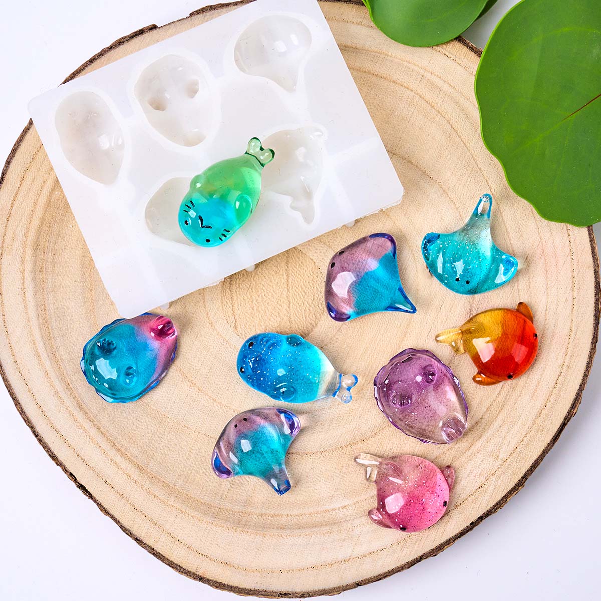 Molde de Silicone 3D de Raia M - Resin Art Epoxy avaliação e preço