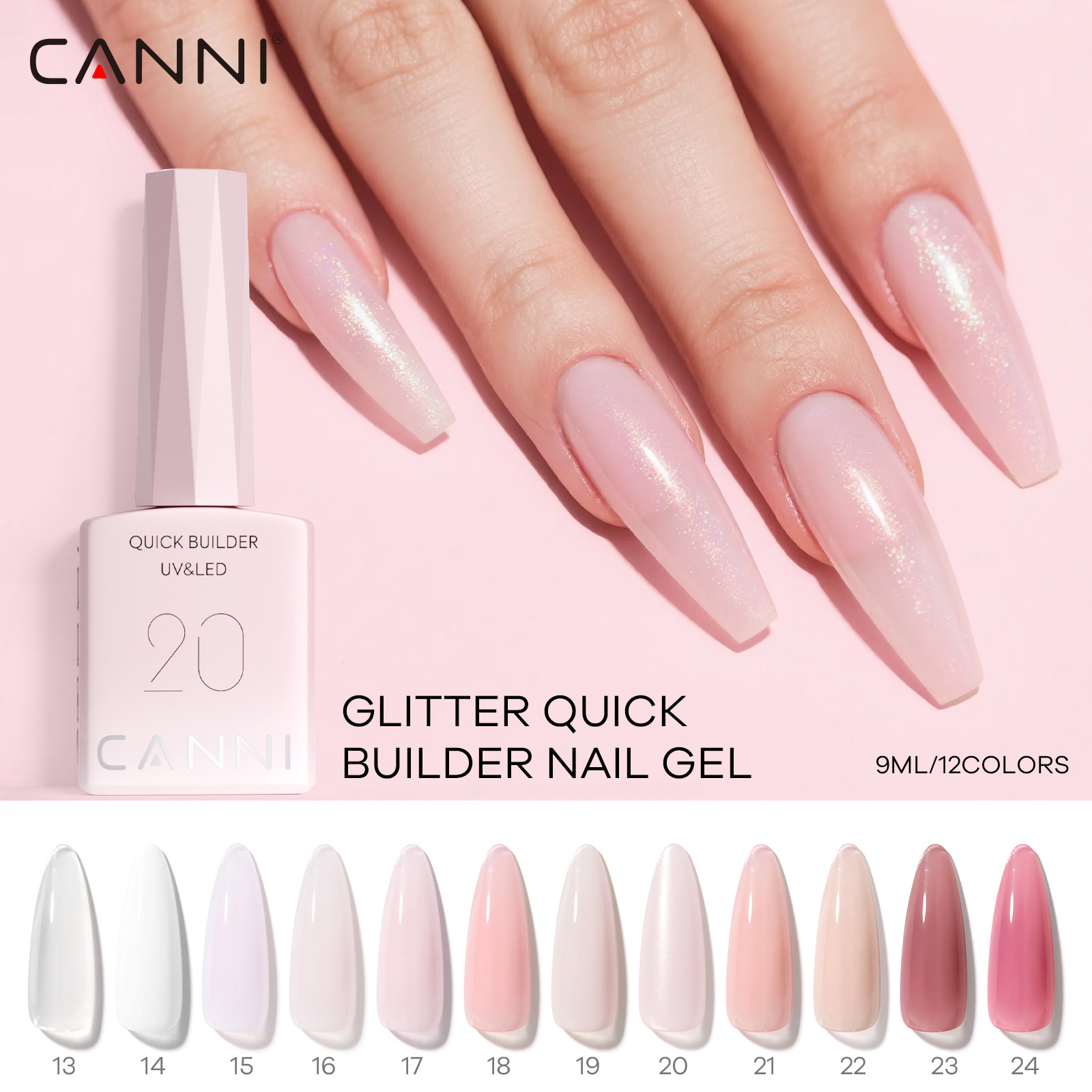 CANNI UV Construction Gel Fast - Uv Lamp Nail Resin avaliação e preço
