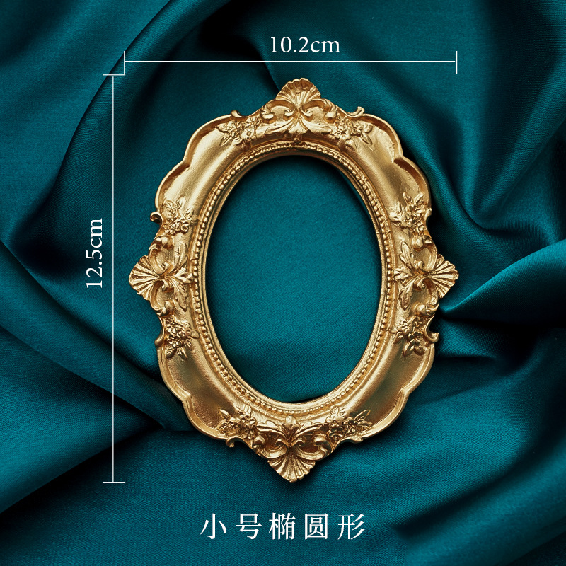 Moldura retrô dourada para art - Resin Art Photo Frame avaliação e preço