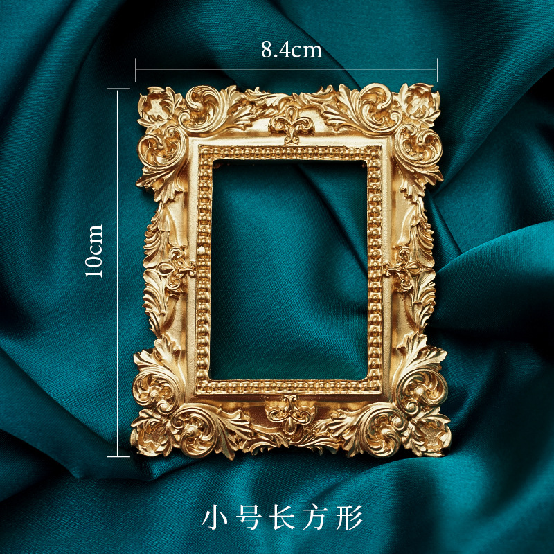 Moldura retrô dourada para art - Resin Art Photo Frame avaliação e preço