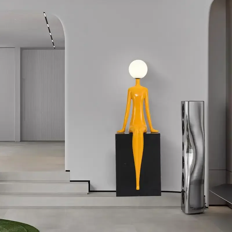 Criativo arte humanóide escult - Resin Art Floor Design avaliação e preço