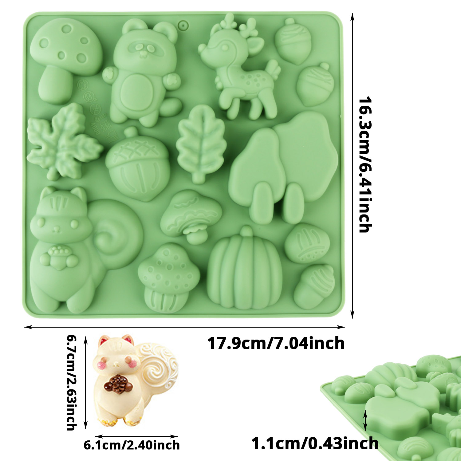 Forma de Silicone para Bolo em - Resin Art Decor avaliação e preço