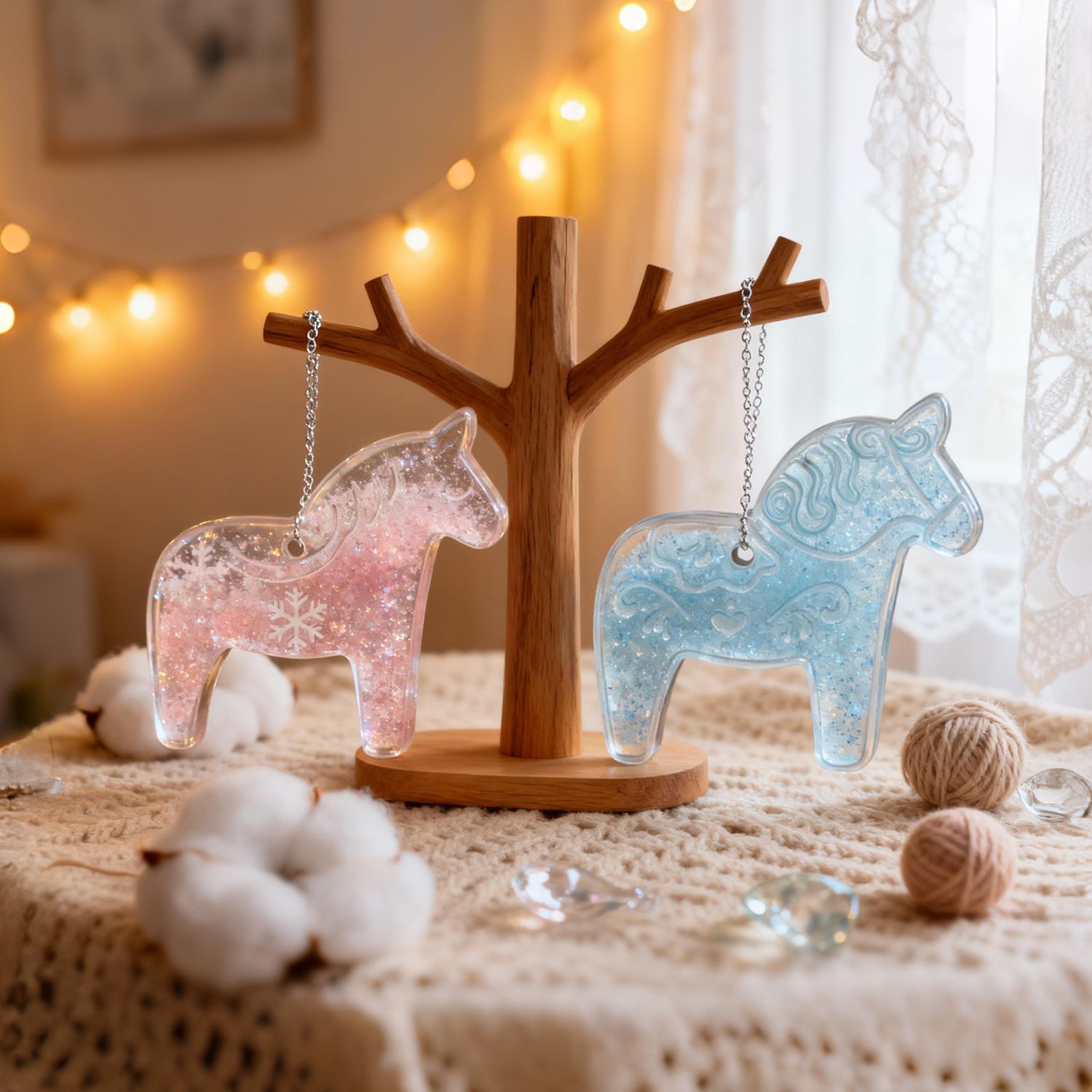Moldes de Silicone Dala Horse  - Resin Art Epoxy avaliação e preço