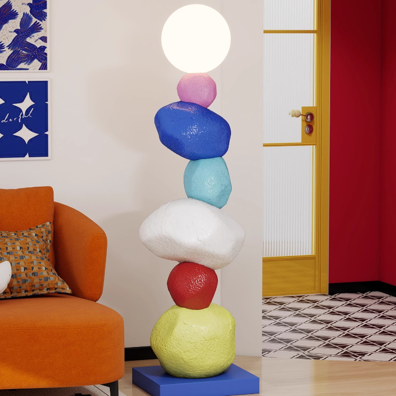 Designer colorido estátuas de  - Resin Art Floor Design avaliação e preço