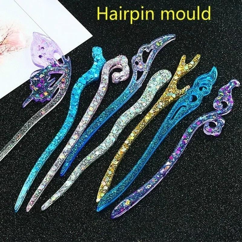 Novo transparente hairpin sili - Resin Art Love avaliação e preço