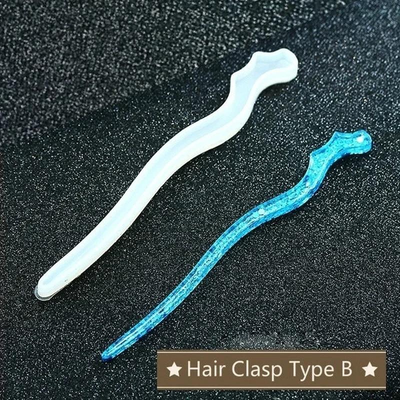 Novo transparente hairpin sili - Resin Art Love avaliação e preço
