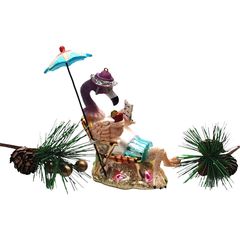 Vidro E Resina Arte Flamingo O - Xmas Resin Art avaliação e preço