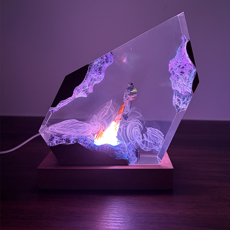 Luminária de Mesa de Resina co - Resin Art Decor avaliação e preço
