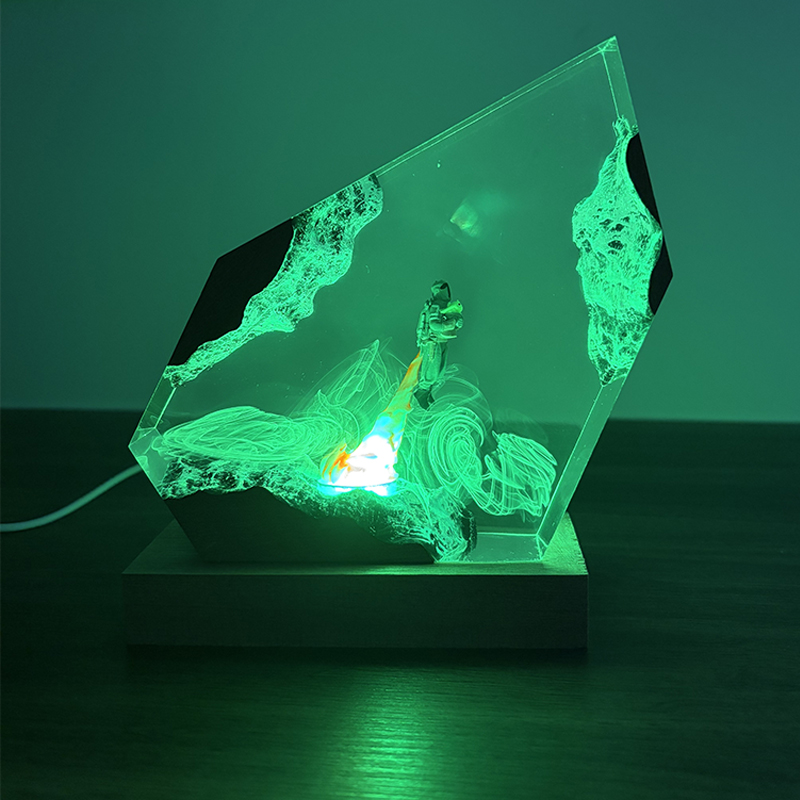 Luminária de Mesa de Resina co - Resin Art Decor avaliação e preço