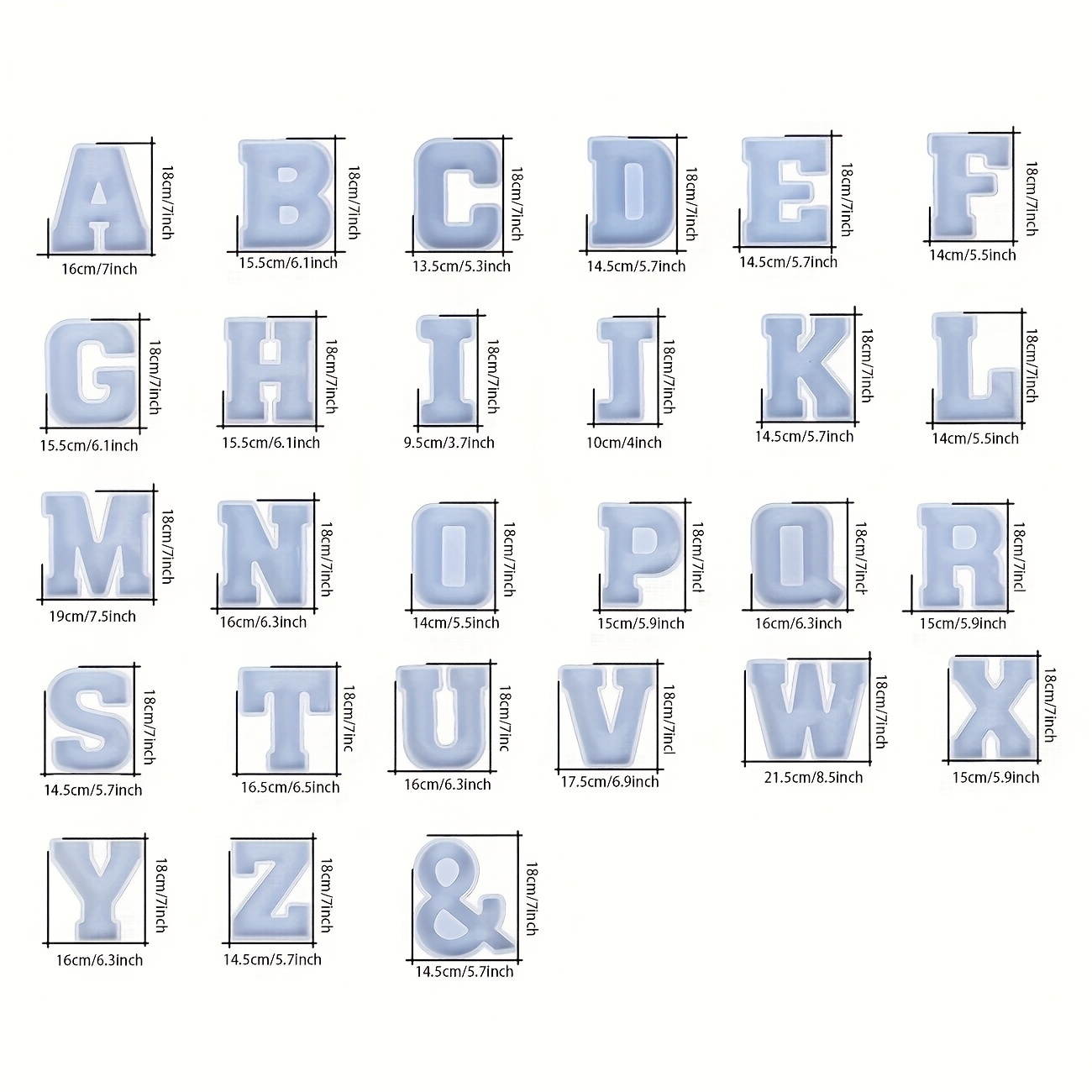 Molde de resina para letras gr - Resin Art Logo avaliação e preço